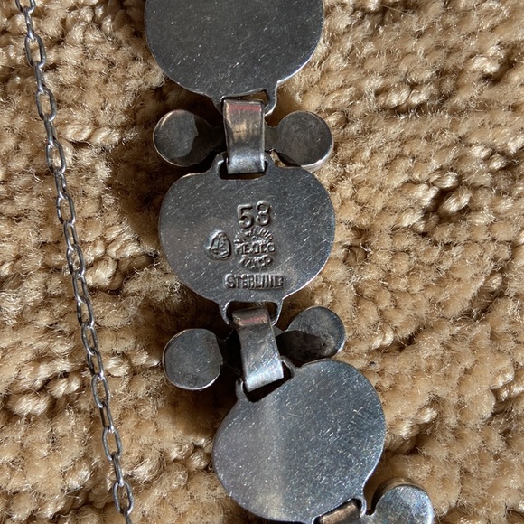 SOLD! Victoria Brillanti Taxco Mexico “Angels” Shadowbox Choker and Bracelet Set - Picture 4 of 9